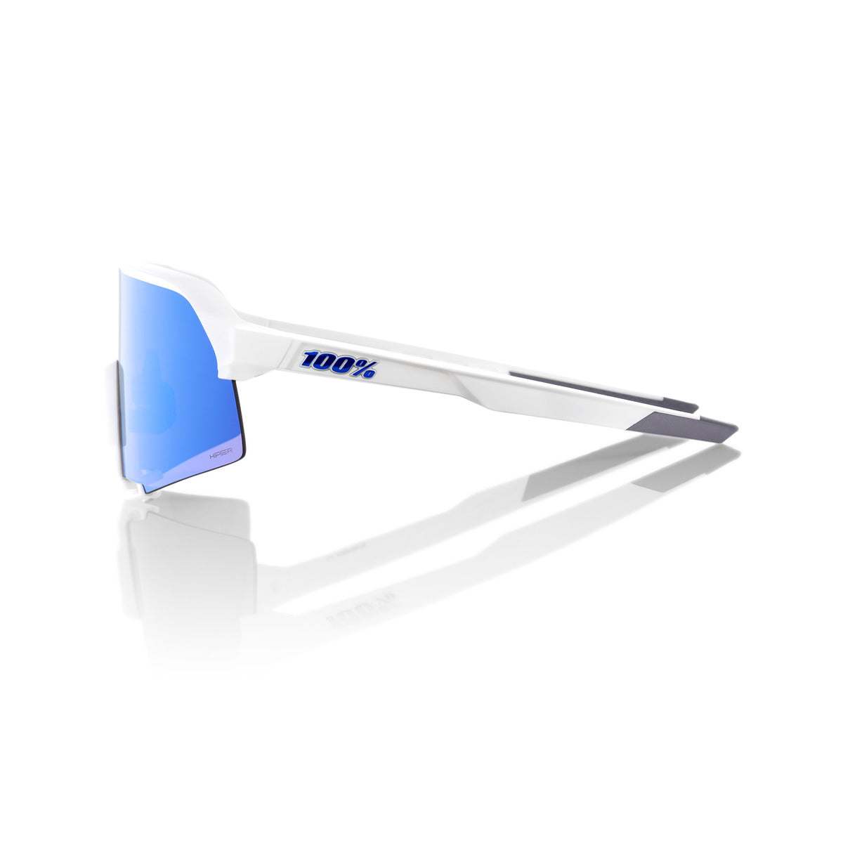 S3 - Matte White - HiPER Blue Multilayer Mirror Lens